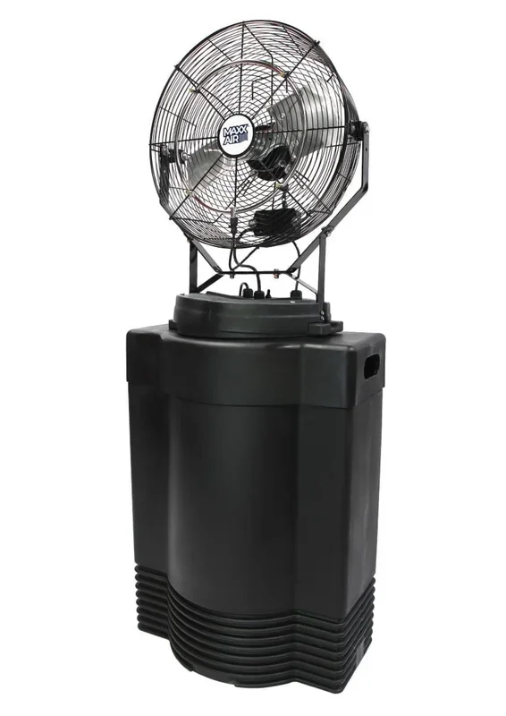 18″ Mid-Pressure Misting Fan with 40 Gallon Cooler