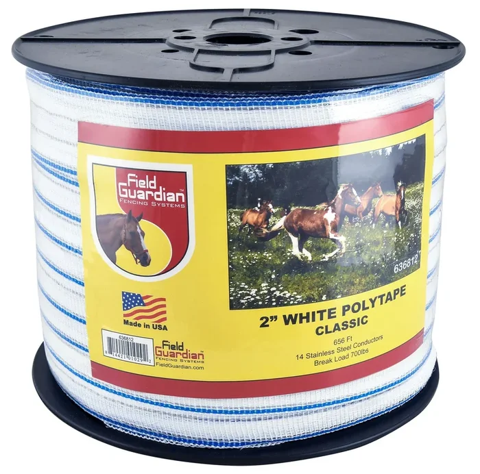 2″ Classic Fencing Poly Tape, 656 ft