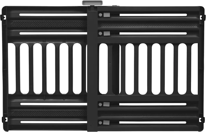 24″-39″ Adjustable Indoor Pet Barrier Black