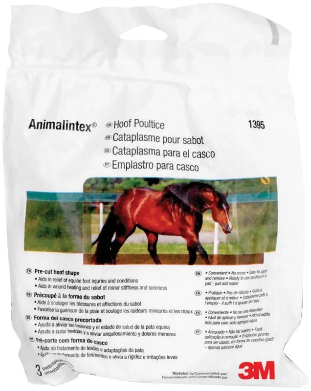 3M Animalintex Hoof Poultice Pads for Horses