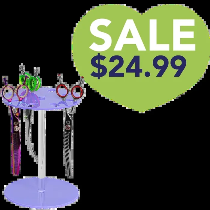 8 Scissor Tabletop Holder Lavender by PetStore.Direct