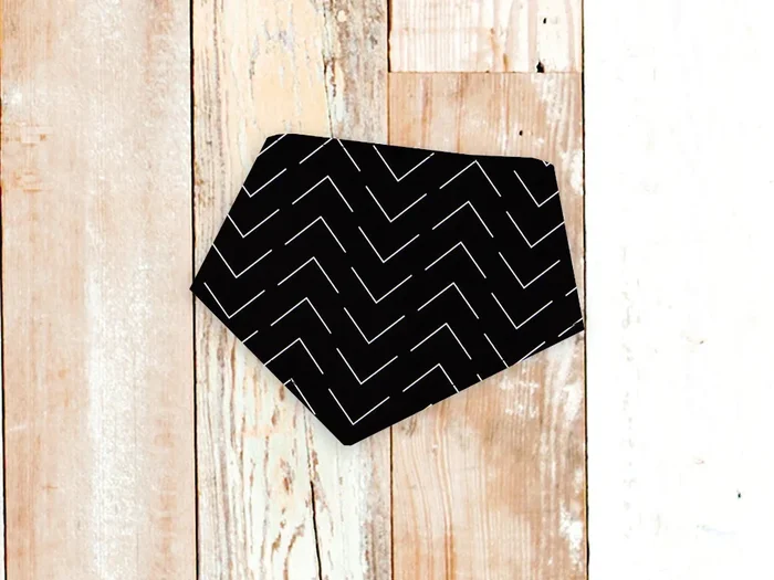 “B&W Arrows” Dog Bandana