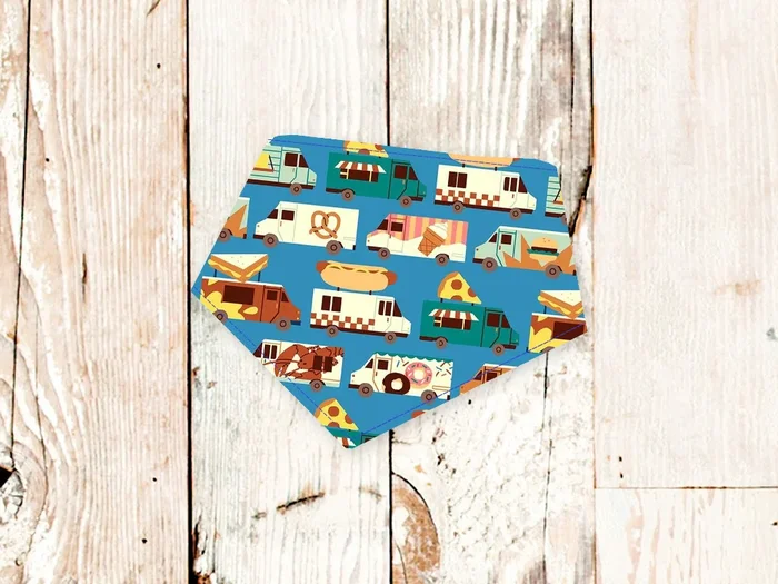 “Food Trucks” Dog Bandana