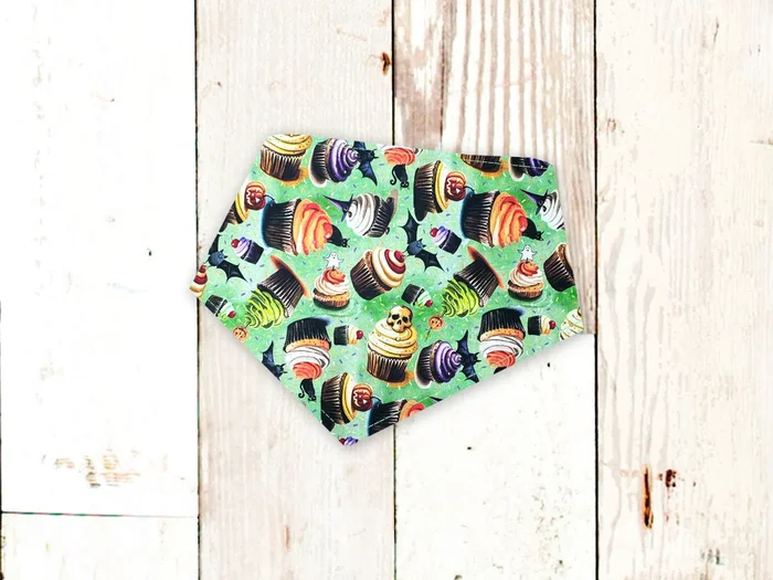 “Halloween Cupcakes” Dog Bandana