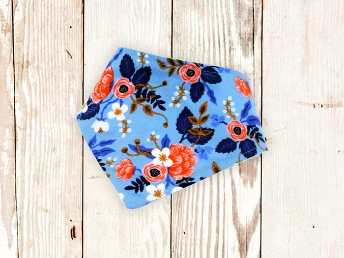 “Periwinkle Fleur” Dog Bandana