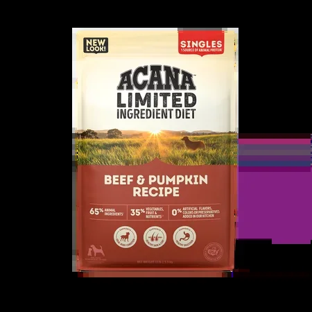 Acana Dry Dog Food Beef & Pumpkin Recipe