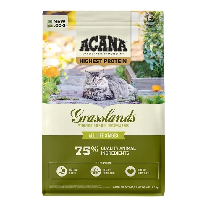 Acana Highest Protein – Grasslands Dry Cat Food