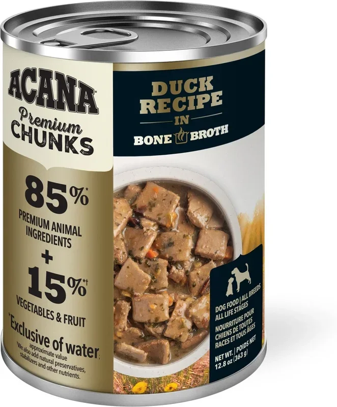 ACANA Premium Chunks Duck Recipe Wet Dog Food