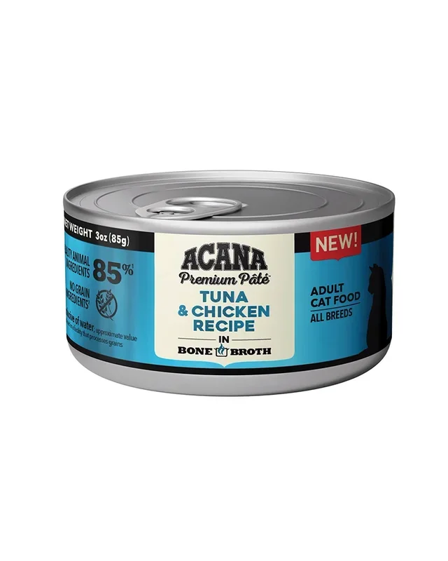 Acana Premium Pate – Tuna & Chicken Recipe Wet Cat Food 3oz