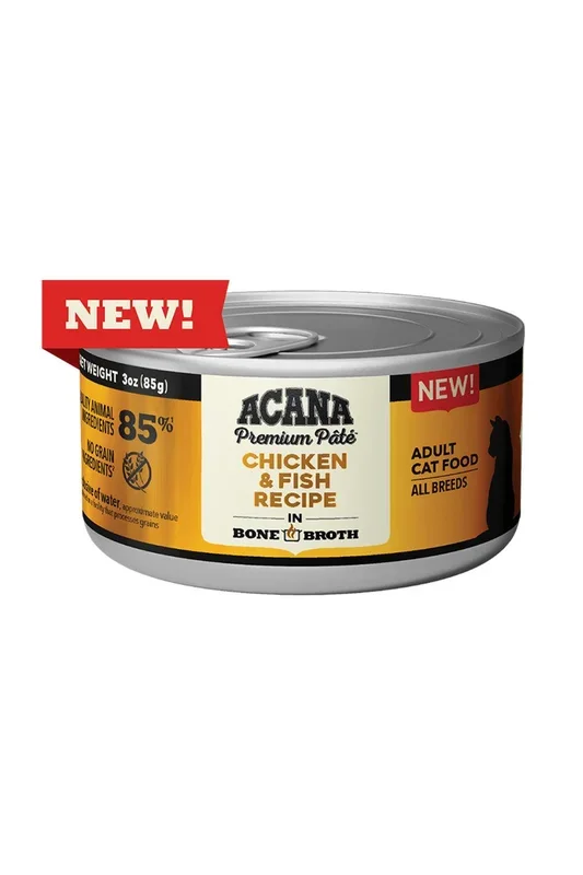 Acana Premium Pate Chicken and Fish Wet Cat Food