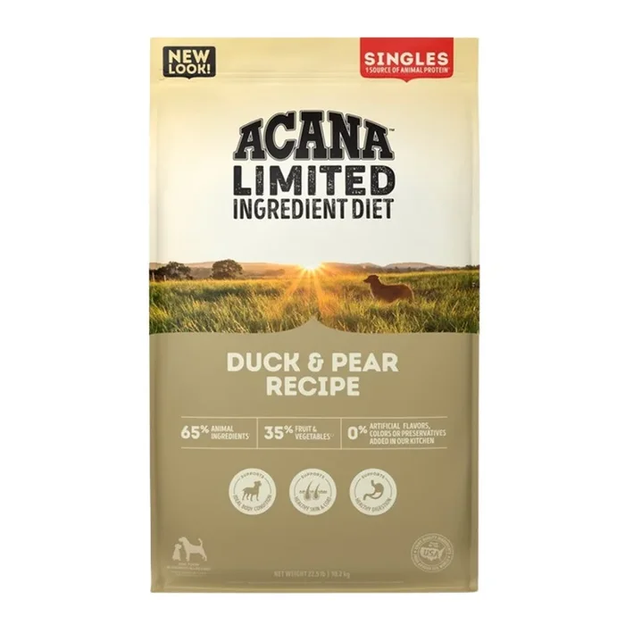 Acana Singles – Duck & Pear Dry Dog Food