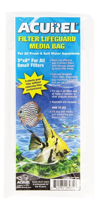Acurel Carbon Filter Lifeguard Media Bags with Drawstring