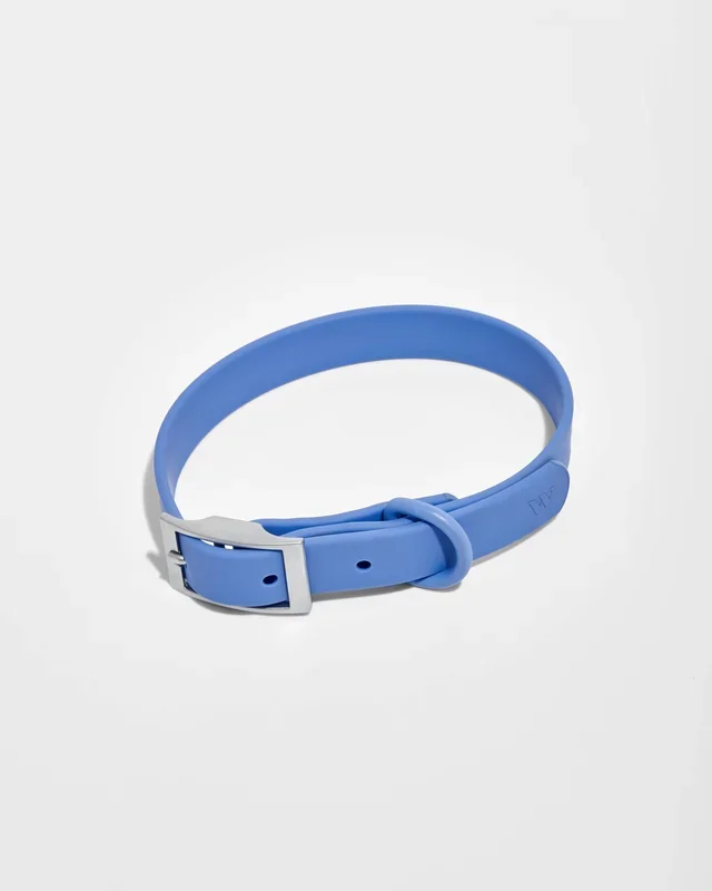 Adjustable Waterproof Fashion Dog Collar: Moonstone / MEDIUM