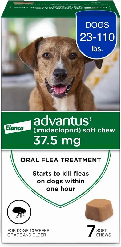 Advantus (imidacloprid) Oral Flea Treatment Soft Chews for Dogs