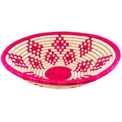 Agaseke Woven Bowl Basket – 12 inch