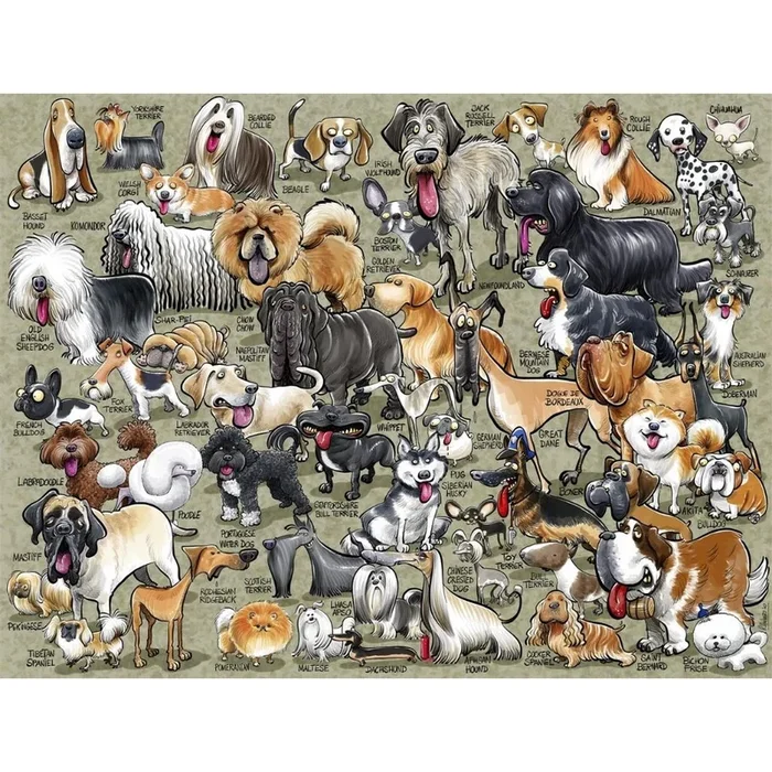 All Jigsaw Puzzles – It’s Just…Dogs! 1000 Piece Jigsaw Puzzle