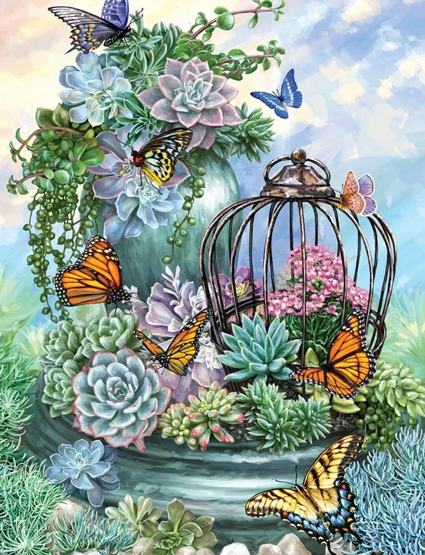 Allied Products-Springbok – Butterfly Bliss Puzzle