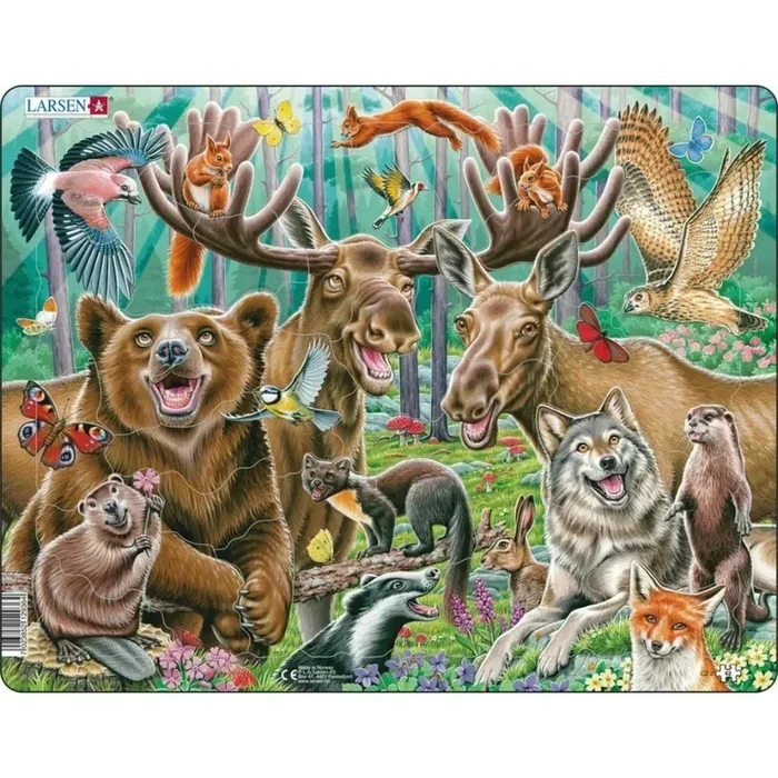 Allied Products-Springbok – Happy Forest Selfie Puzzle