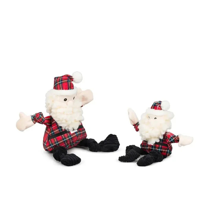 Allure Pet Products – Santa HuggleFleece & Tartan Plaid Knottie