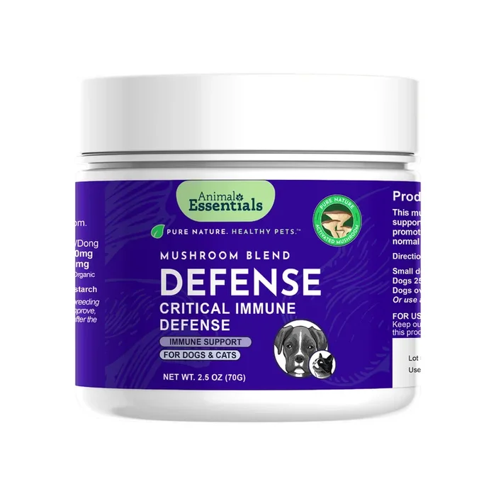 Animal Essentials DEFENSE Mushroom Complex Powder for Dogs & Cats