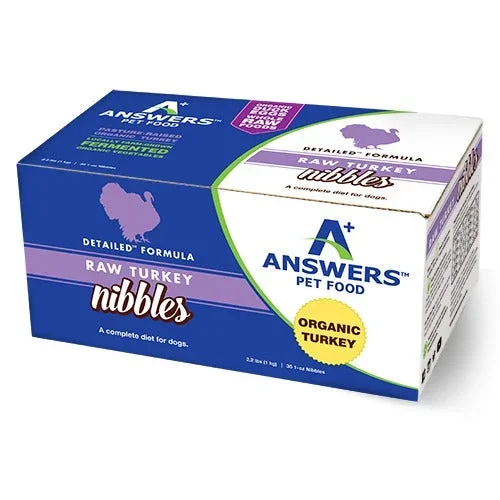 Answers Detailed Formula Raw Turkey Grain-Free Dog Food