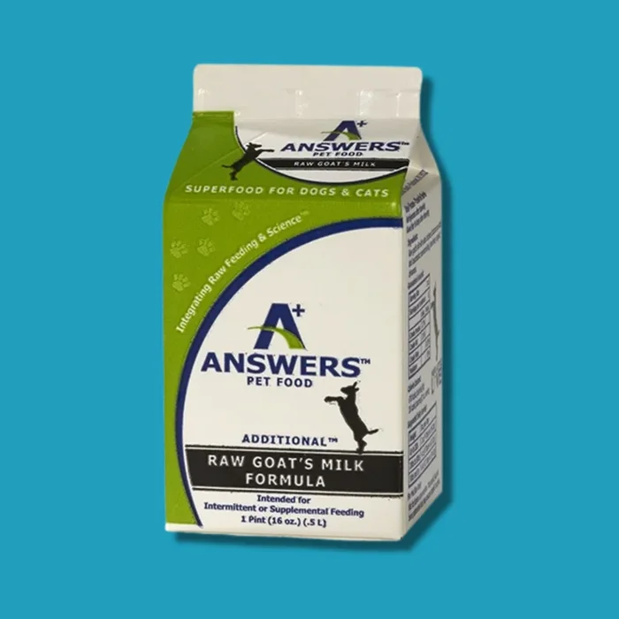 Answers Raw Fermented Frozen Goat’s Milk