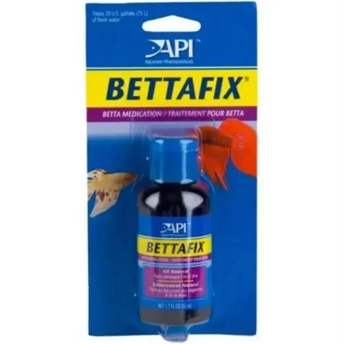 Api Bettafix 1.7 oz Betta Medication Bacterial Infections Treats 20 Gallons