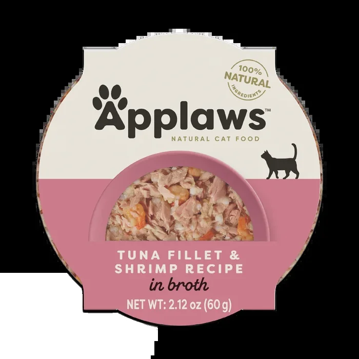 Applaws Cat Pot 2.12oz Tuna Fillet with Shrimp