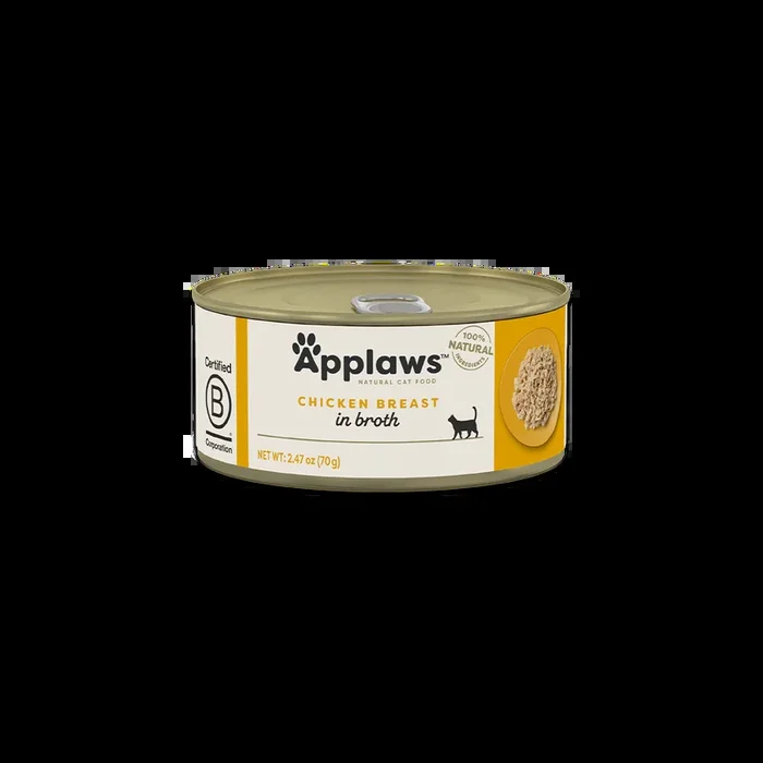 Applaws Chicken Breast In Broth, Wet Cat Topper, Case Of 24