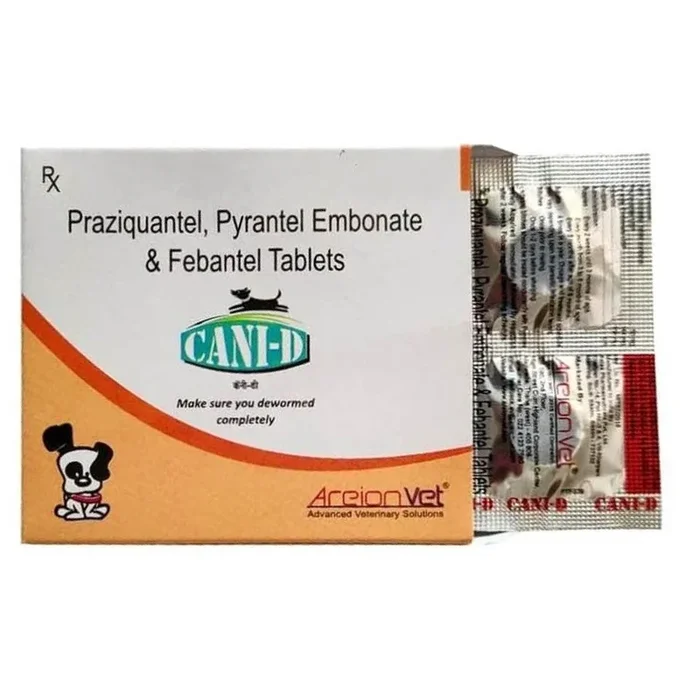 Areion Vet Cani D Deworming Tablets for Dogs