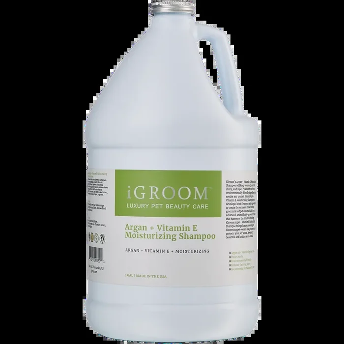 Argan and Vitamin E Shampoo Gallon by iGroom