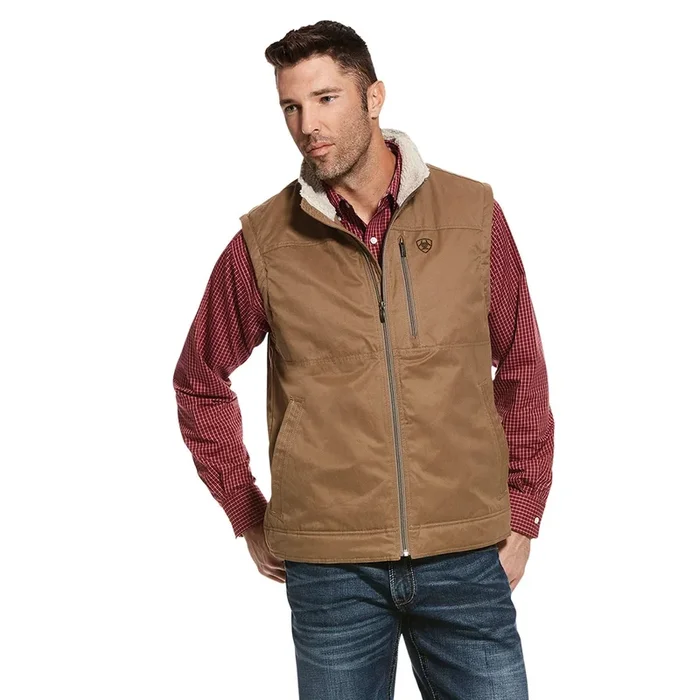 Ariat Men’s Grizzly Canvas Insulated Vest