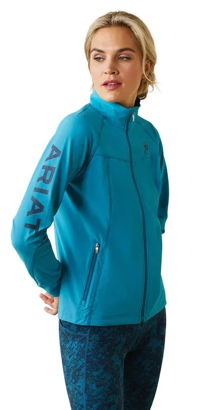 Ariat Women’s Agile Softshell Jacket, Mosaic Blue