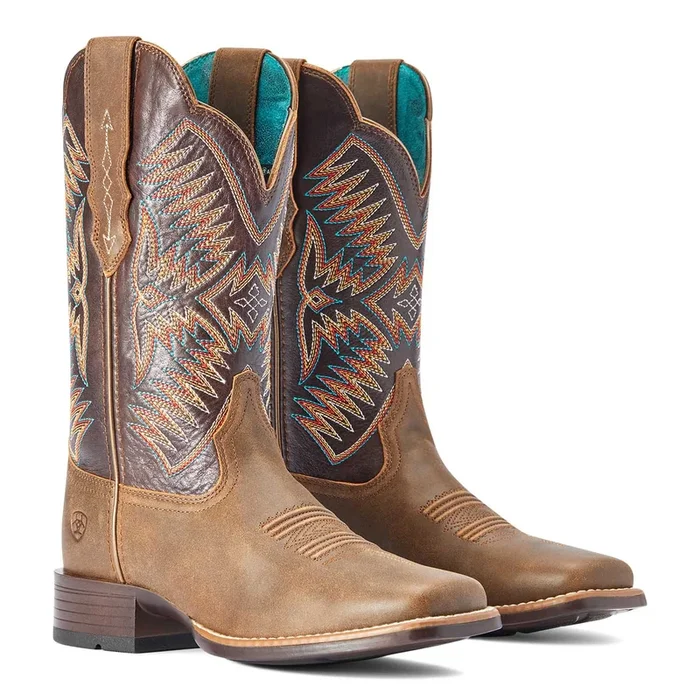 Ariat Women’s Odessa StretchFit Western Boot, Fateful Brown