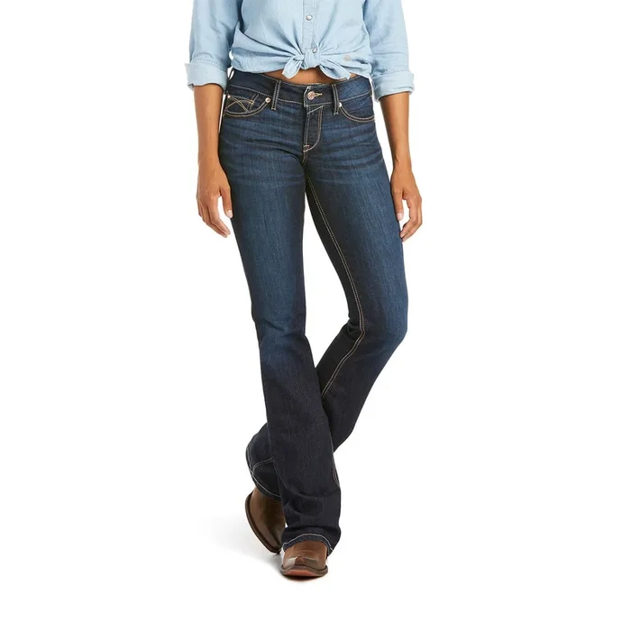 Ariat Women’s R.E.A.L. Mid Rise Arrow Fit Jocelyn Boot Cut Jean