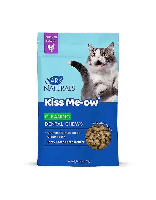 ARK NATURALS Kiss Me-ow Cat Cleaning Dental Chicken Treat