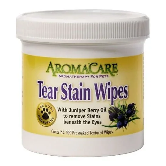 AromaCare Pet Tear Stain Wipes, 100 ct