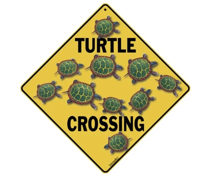 Atlas Screen Printing – Turtle Crossing Sign by CrossWalks