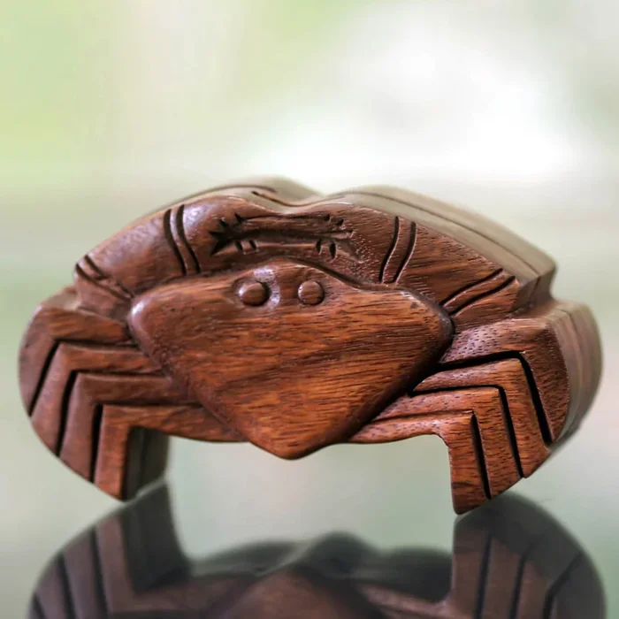 Balinese Crab Crab Theme Puzzle Box
