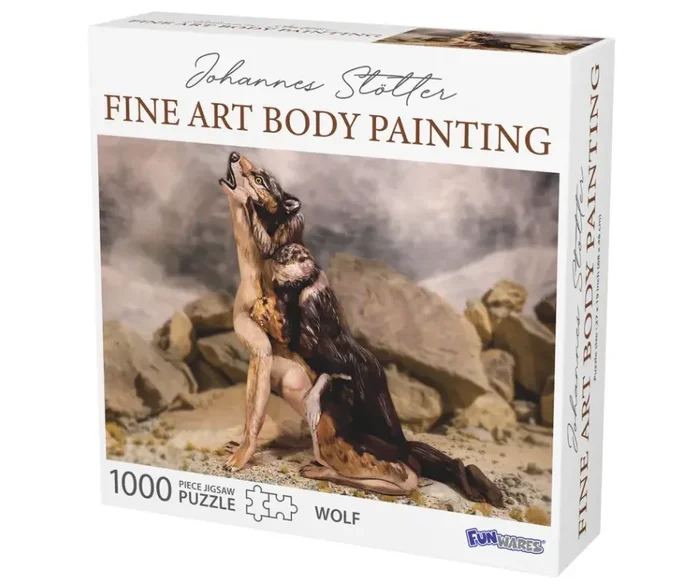 Barbuzzo & Funware – Wolf Puzzle Body Art by Johannes Stotter 1000 Piece