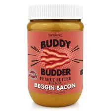 Bark Bistro Buddy Budder Peanut Butter Beggin Bacon 16oz