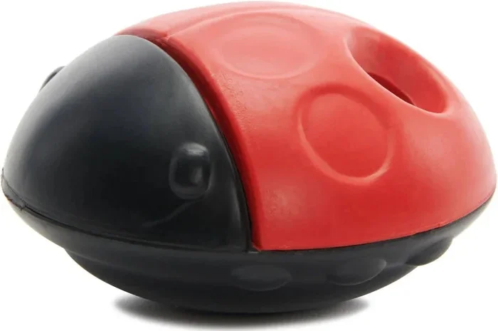 Bark Super Chewer Iron Lady Bug Dog Toy