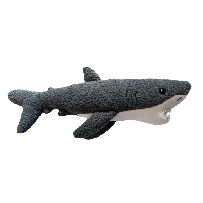 Barker’s Bowtique – Gilly the Shark Fleece Dog Toy