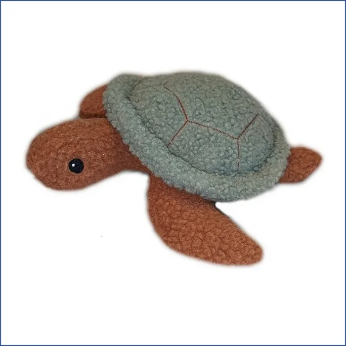 Barker’s Bowtique – Sammy the Sea Turtle Fleece Dog Toy