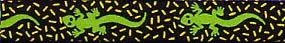 Beastie Bands – Nylon Velcro Cat Collar – Gecko Lizard