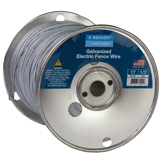 Bekaert Galvanized Electric Fence Wire for Farm & Ranch