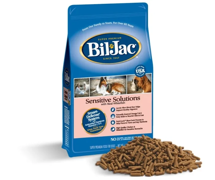 Bil Jac- All Dog Breeds, All Life Stages Sensitive Solutions Formula Dry Dog Food