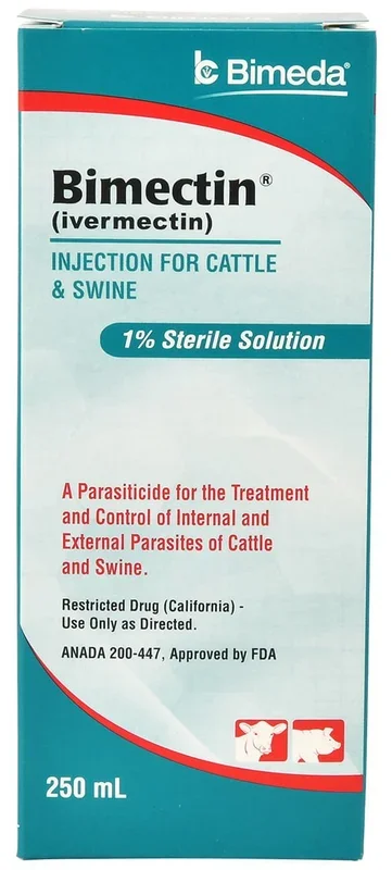 Bimectin Injection (1%) Cattle & Swine Dewormer