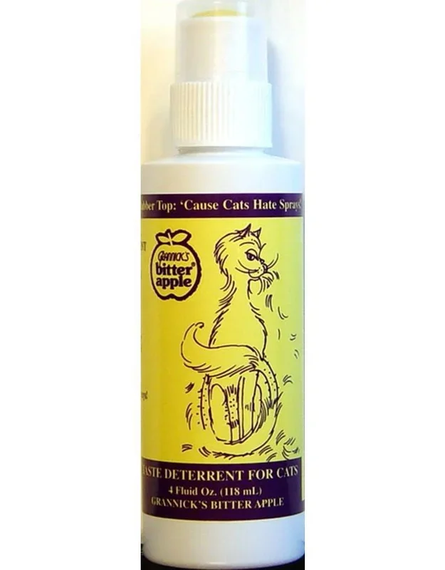 Bitter Apple Taste Deterrent For Cats 4floz