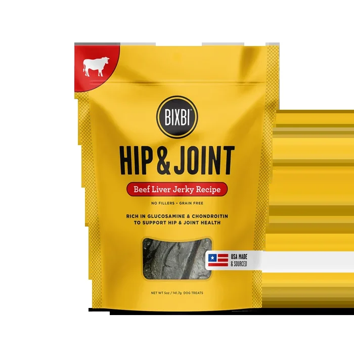 Bixbi Dog Grain Free Hip & Joint Jerky Beef Liver 5oz